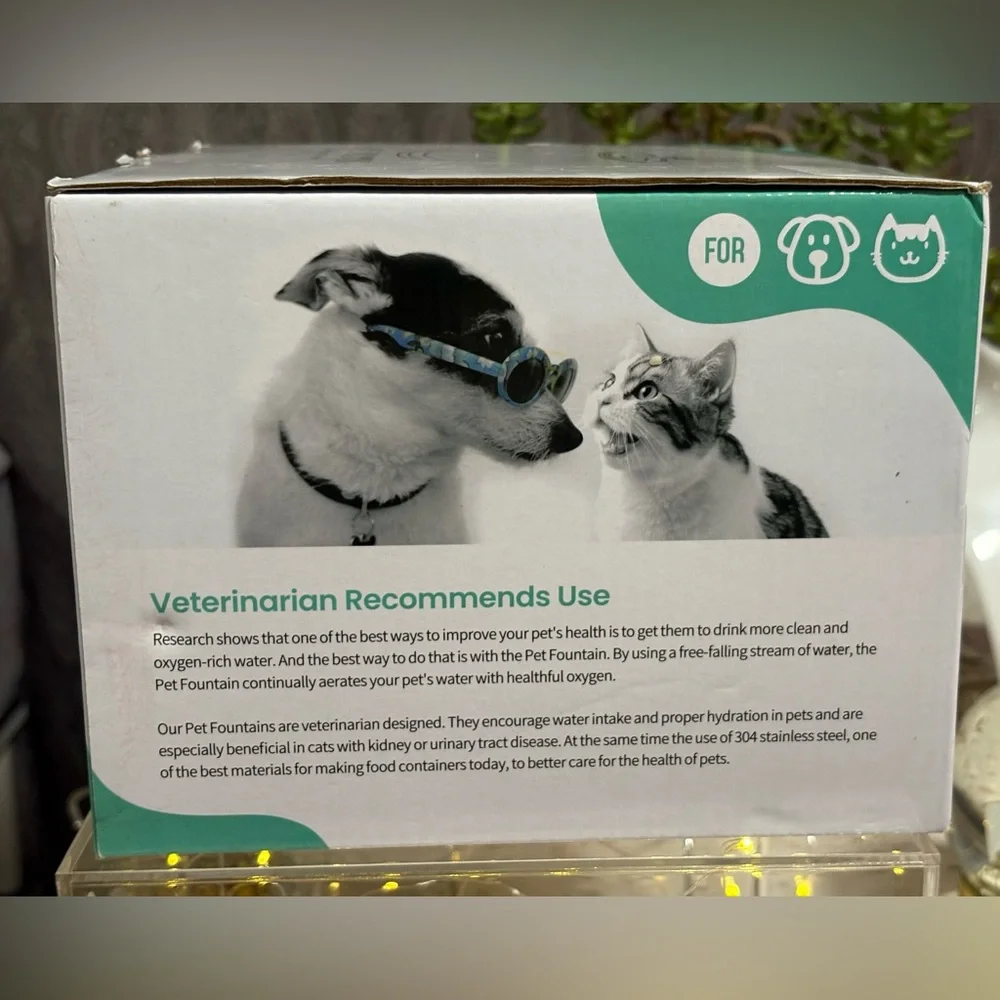 NEW Stainless Steel Pet Water Dispenser 🐈 🐕